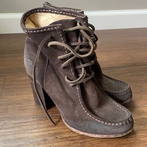 Frye brown booties